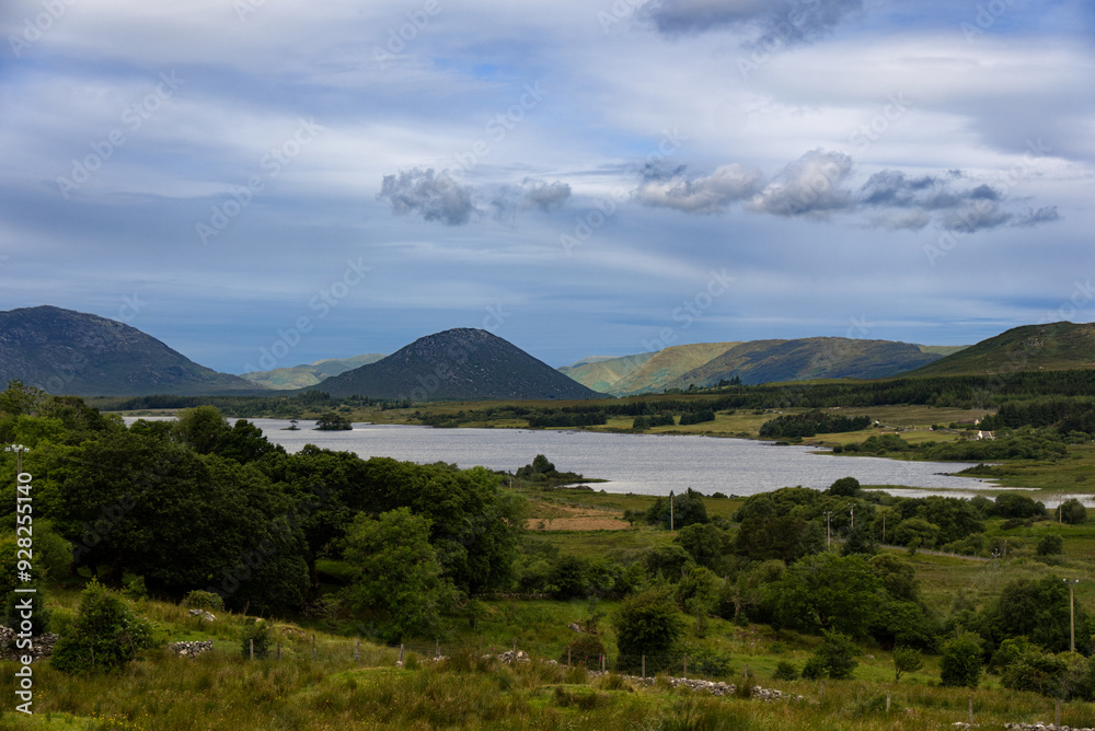 Wall mural ireland - bofin lough