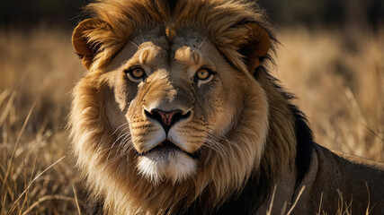 Fototapeta premium portrait of a lion