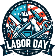 Labor day vector Illustration