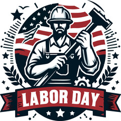 Labor day vector Illustration