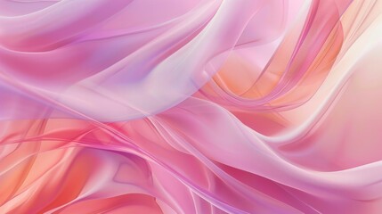 Obraz premium Abstract Pink and Orange Swirls