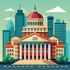 Obraz premium Building Illustration