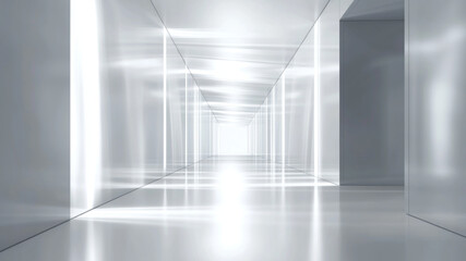 Fototapeta premium lite glow transparent matt white clean minimalist abstract technology background futuristic, technology light