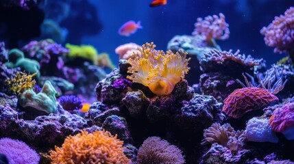 Vibrant Coral Reef Ecosystem