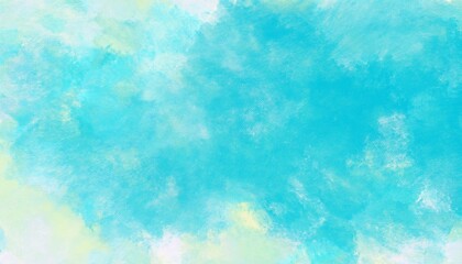 Obraz premium Pastel .Painting Watercolor Art. Artistic Paint Blue Messy Dyed Background