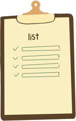 make a list