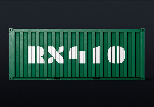 Shipping Container Mockup