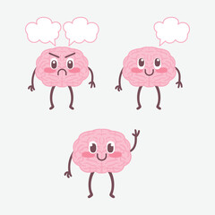 Abstract Body Organs illustration design for social media template