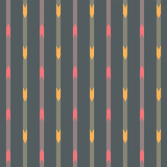 Japanese Arrow Stripe Vector Seamless Pattern