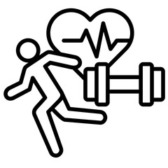 Fitness And Sports Icon