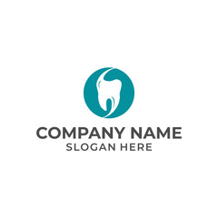 Letter O logo dental. O dental logo template