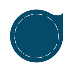 Naklejka premium Seal or sticker template design