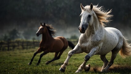 Obraz premium horse in the field