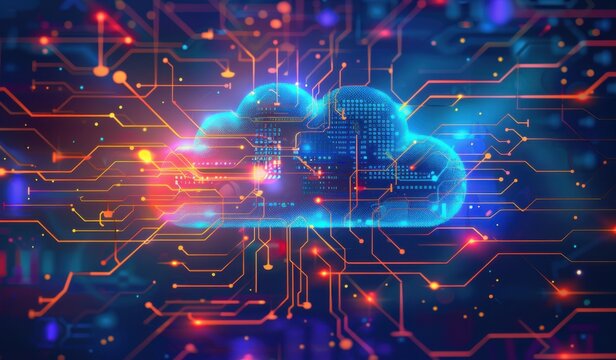 Cloud Computing with Glowing Circuits