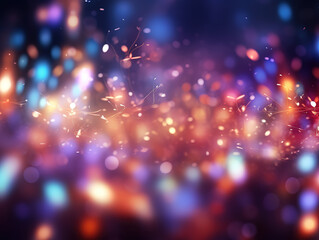 Attractive Bright light specks near candles