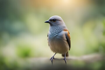 Fototapeta premium Anianiau bird blurry nature background, Ai Genrated