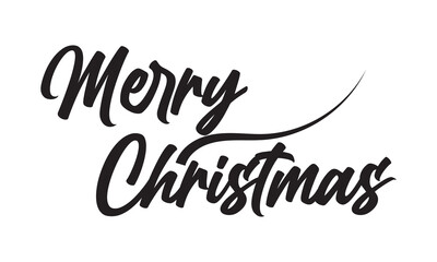 Merry Christmas vintage calligraphy vector text  holiday celebration greeting card design. Horizontal red banner and poster with lettering. Typography design element. EPS 10/AI. Vector illustration. 