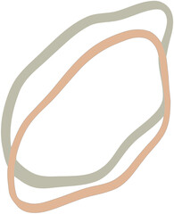 Abstract Doodle Shapes Aesthetic 