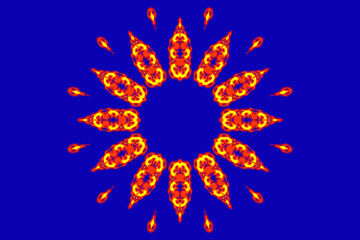 background with a flower