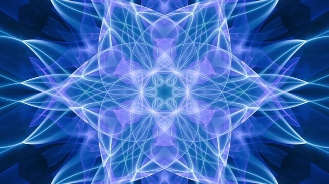 Cyber vaporwave neon blue, hallucinogenic snowflake intersecting fragments, 90's retro audio visualizer futurism , fast beats techno trance vj loop, aural music funkadelic psytrance background.