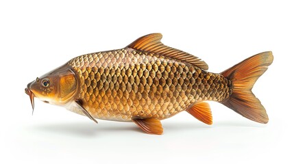 Fototapeta premium The lifelike golden carp
