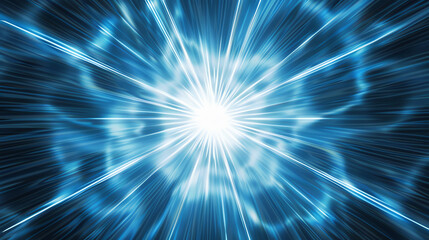 Fototapeta premium blue light, AI generated