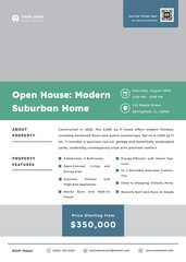 Modern Real Estate Flyer Template V8