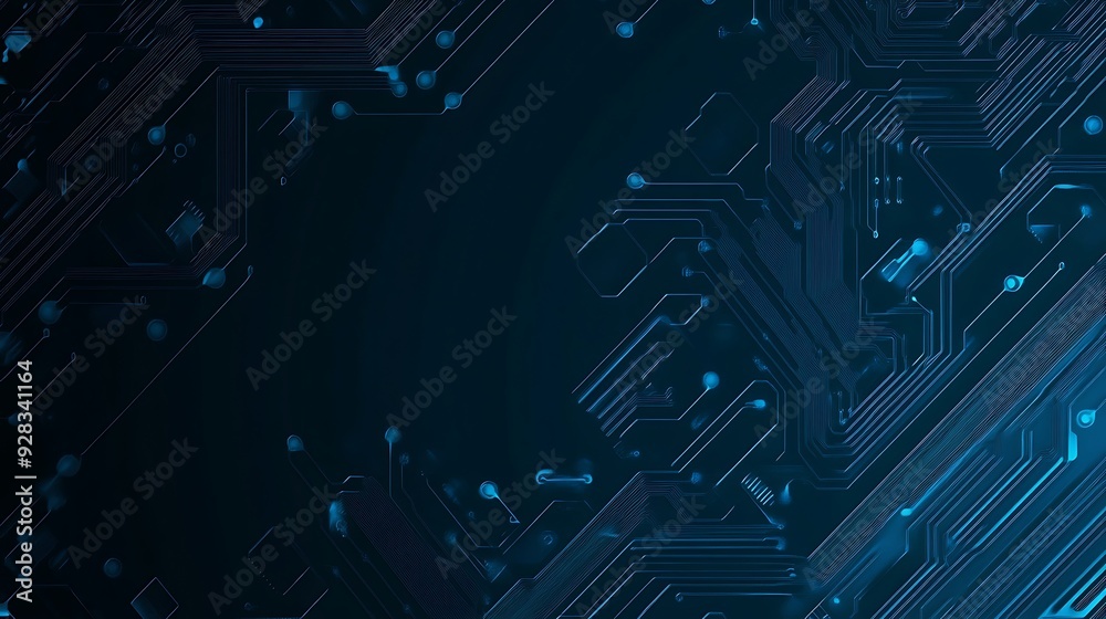 Aufkleber background with computer circuits