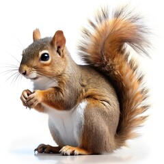 Obraz premium squirrel on white background