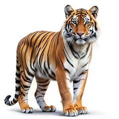 tiger isolated on white background