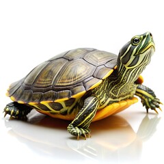 Obraz premium turtle isolated on white background