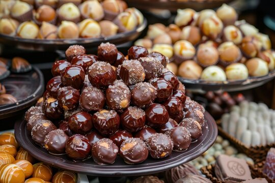 Camafeu wedding candy made with nuts for exquisite events