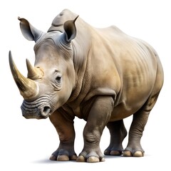 Obraz premium rhino isolated on white background