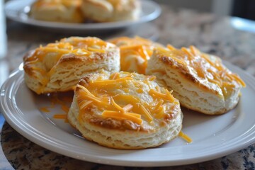 Cheesy buttermilk biscuits made at home