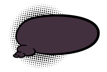 Comics book speech bubbles. Speech balloon or cartoon design element isolated on white background. illustration