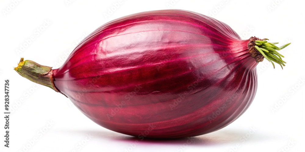 Canvas Prints red onion isolated on white background