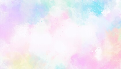 パステルカラーで可愛い飛沫のあるペイントの背景