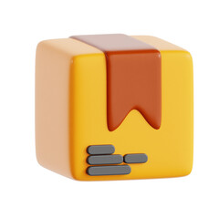 Parcel Delivery 3D Icon object