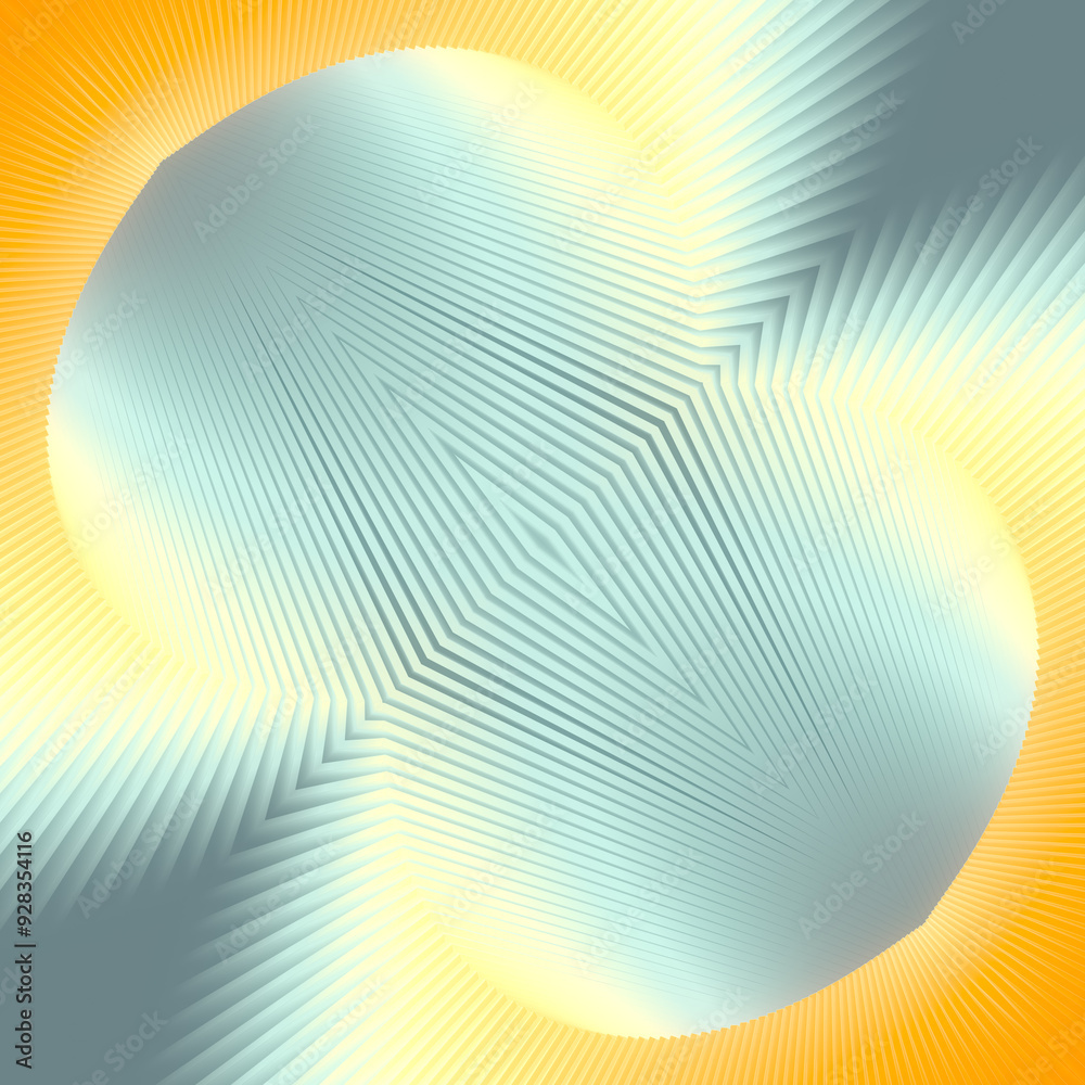 Aufkleber Colorful abstract geometric background with a dynamic and visually appealing pattern. 3d rendering illustration