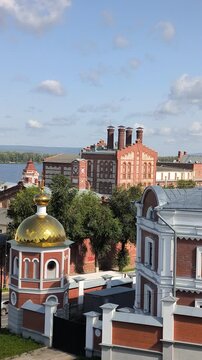 View of the Zhiguli Beer Factory, Samara, Russia, August 19, 2024