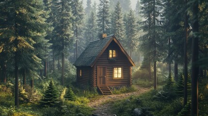 Cozy Cabin in the Woods