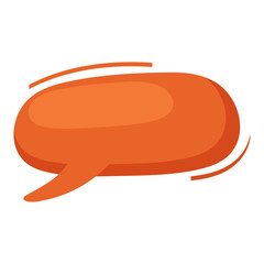 Speech bubble. Thought cloud. Talk bubble with copy space. Design element