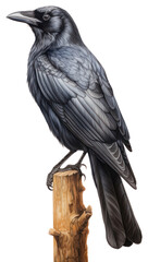 Fototapeta premium PNG Bird blackbird animal crow.
