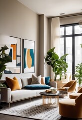chic living room inspirations showcasing modern furniture layouts trendy decor elements contemporary home, accessories, ambiance, art, artwork, chairs, colors