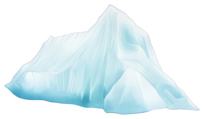 PNG Iceberg nature white white background.