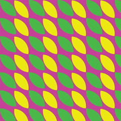 Modern vector pattern featuring seamless double petals in grey and green. Perfect for backgrounds, textiles, and contemporary designs.
