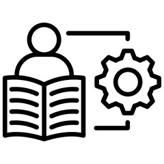 Talent Management outline icon