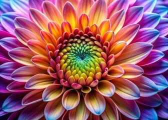 Dazzling close-up of a delicate flower with intricate petals, vibrant colors, and exceptional texture, showcasing the beauty of nature in exquisite high-definition detail.