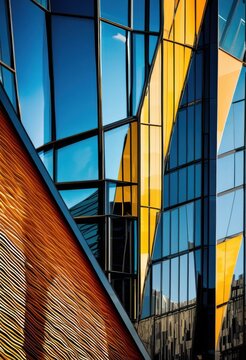 dynamic geometric patterns featured contemporary architectural designs showcasing innovative shapes structures, architecture, modern, lines, symmetry