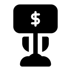 investment icon for illustration